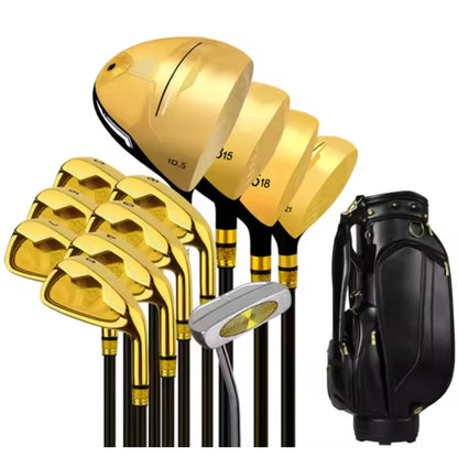 Gold Edition Full Golf Club Set with Bag